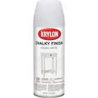 Krylon CHALKY FINISH 12 Oz. Ultra Matte Chalk Spray Paint, Classic White Image 1